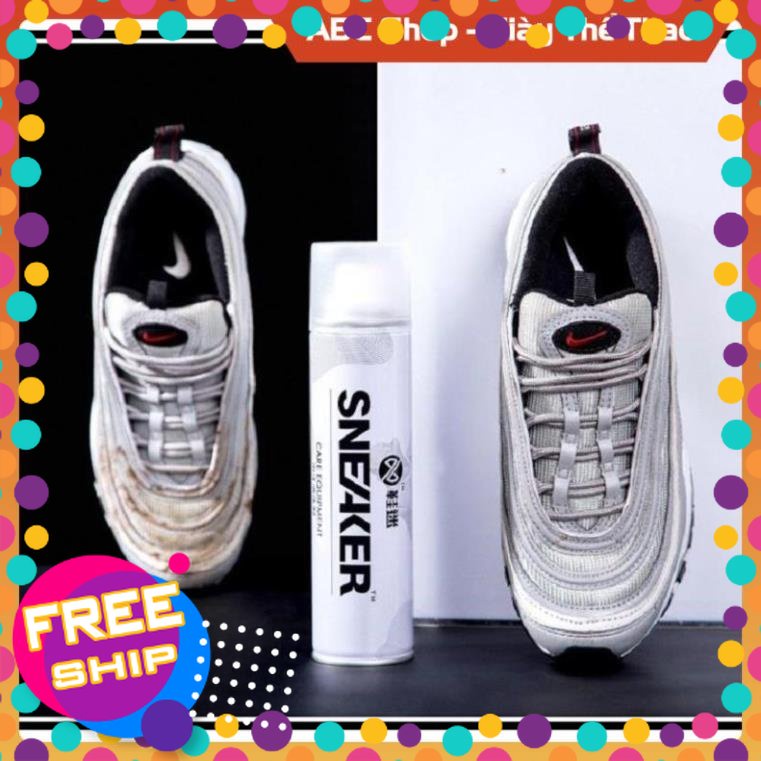 Chai Xịt Vệ Sinh Giày Sneaker - Bình Cao Cấp Bình Xịt Trắng Giày đánh sạch bụi bẩn (giasi262)