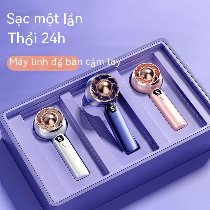Quạt Sạc Mini Cầm Tay Kiểu Dáng Thể Thao Nhỏ Gọn Tiện Lợi