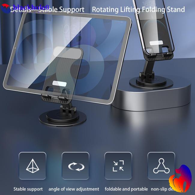 Giá Đỡ Điện Thoại / Máy Tính Bảng Bằng Hợp Kim Nhôm Xoay 360 Độ Tiện Dụng