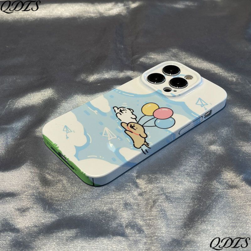 Ốp Điện Thoại Cứng Họa Tiết Hoạt Hình Chú Chó Dễ Thương Chống Sốc Cho iPhone11 Promax 12 13 78 11