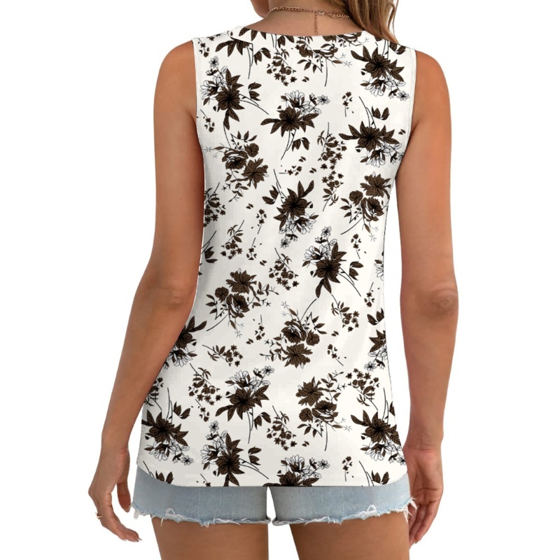 Áo Thun Sát Nách Cổ Tròn Thời Trang Mùa Hè Cho Nữ