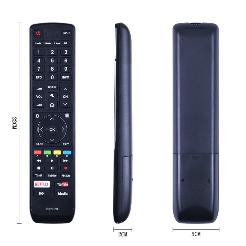 Điều Khiển Từ Xa Thay Thế Cho TV Thông Minh Hisense 50N7 55N7 65N7 65N8 65N9 65P7 65P8 75N7 75N9 EN3C39