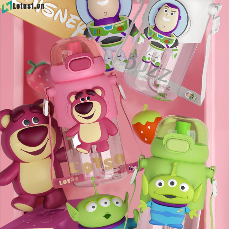 CốC Không Gian Uống Trực Tiếp Dòng Disney Doodle 600Ml Cốc Đồ Chơi Hoạt Hình 3d Dây Đeo Vai Dễ Mang Theo Đồ Uống Đôi Tritan Cho Trẻ Em
