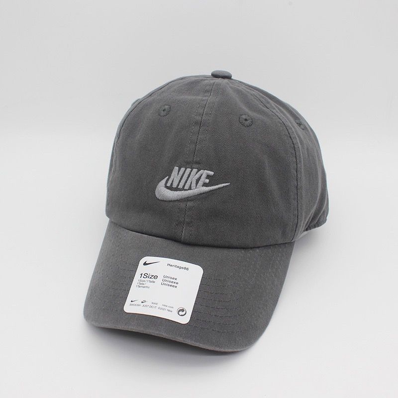 Mũ Lưỡi Trai Mềm Màu Xám Dễ Giặt Thời Trang Thu Đông Cho Cặp Đôi913011