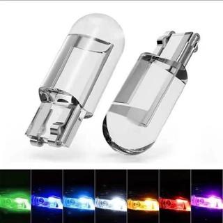 1 Bóng đèn 12V Led T10 COB W5W trong suốt siêu sáng, thay thế Đèn xinnhan, Demi Xe máy Ô tô