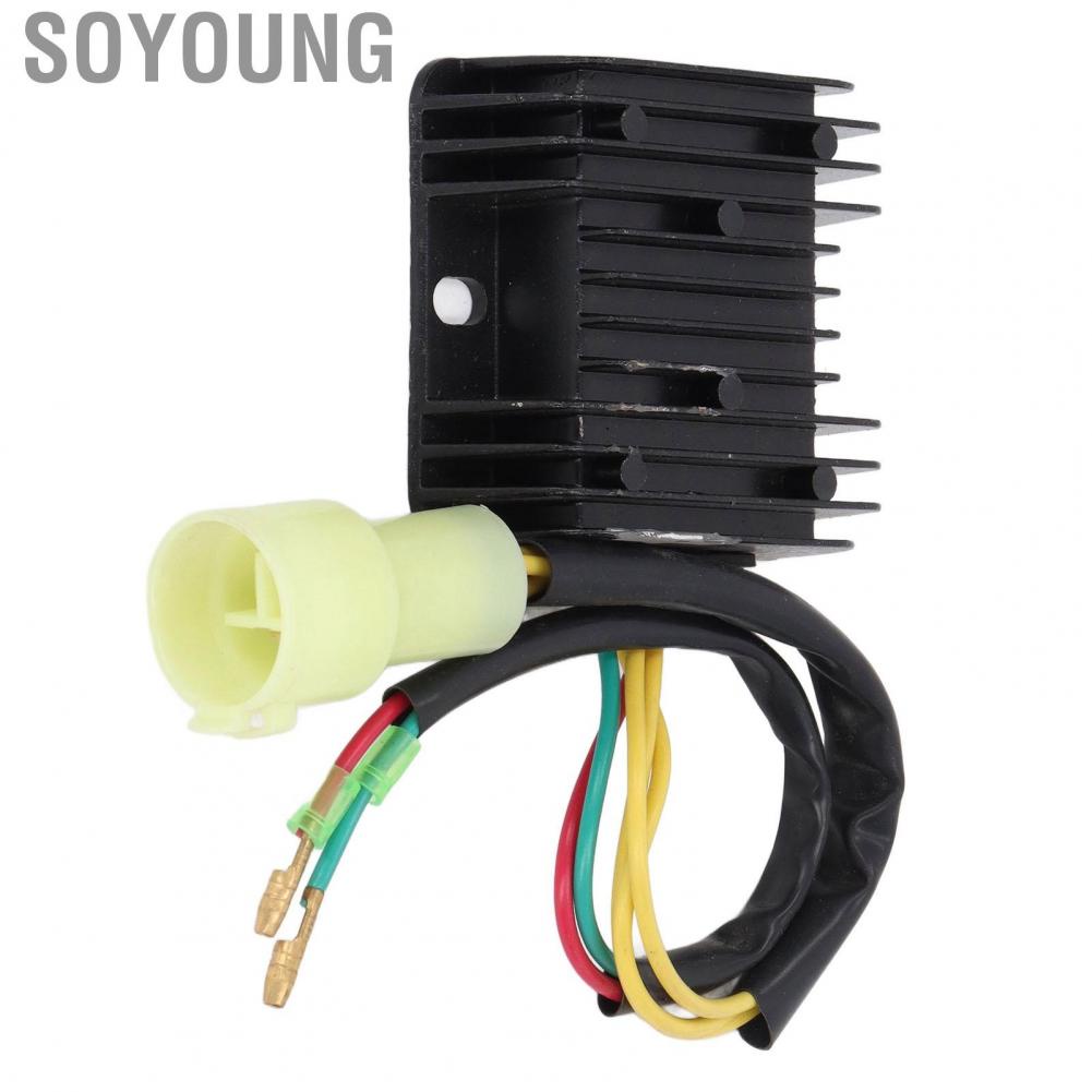Soyoung Voltage Regulator Rectifier  High Strength Voltage Regulator Metal Easy Install  for ATV