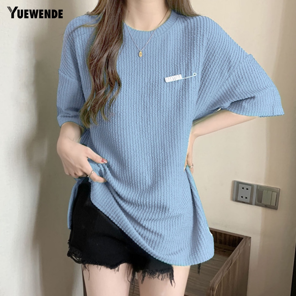 Áo Thun Cổ Tròn Thiết Kế Xinh Xắn Cho Nữ