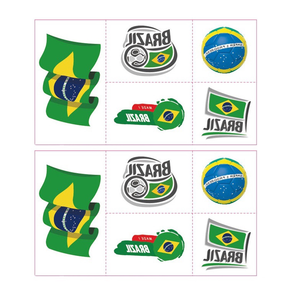 Bộ 2 Miếng Dán Hình Xăm Tạm Thời Lâu Trôi Chống Nước Chống Mồ Hôi Có Thể Tháo Rời Cho Unisex