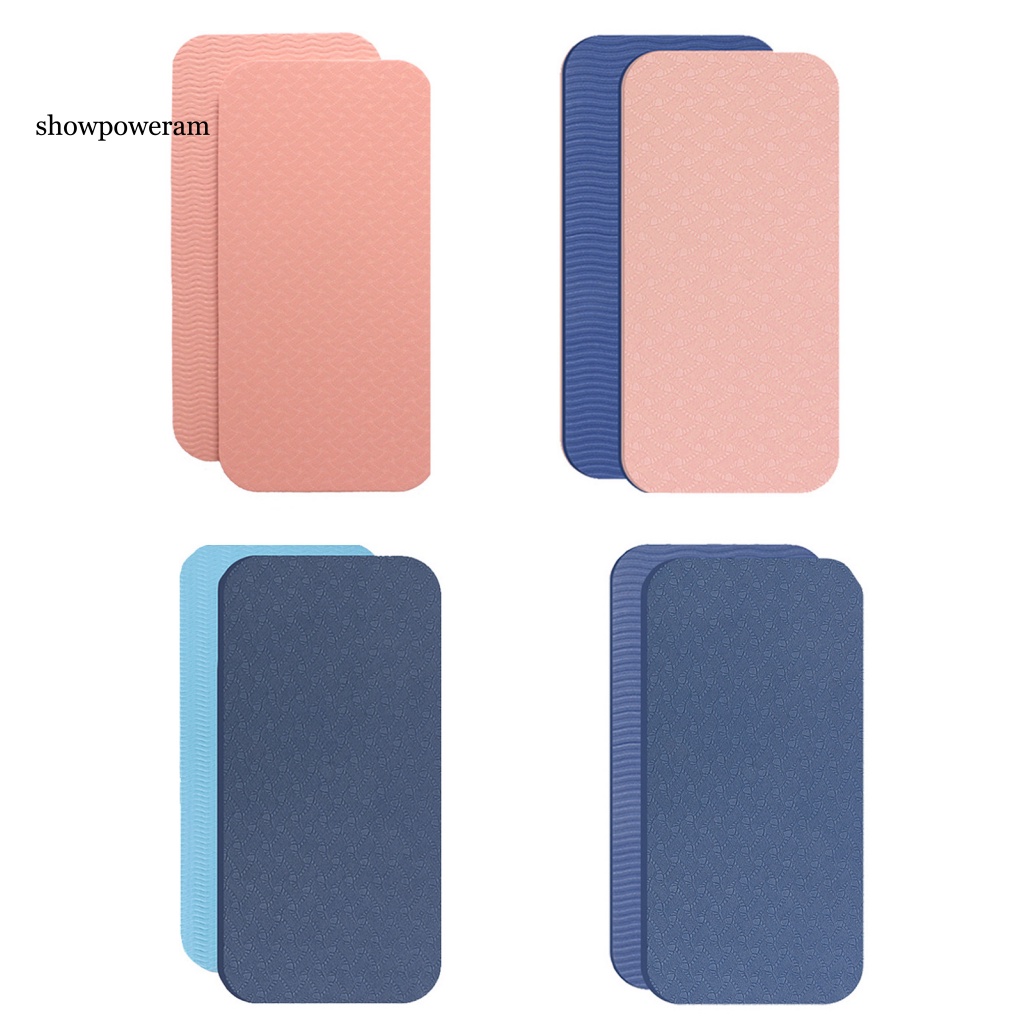 Set 2 Thảm Tập Yoga Bằng TPE Mềm Mại Bảo Vệ Khuỷu Tay Tại Nhà