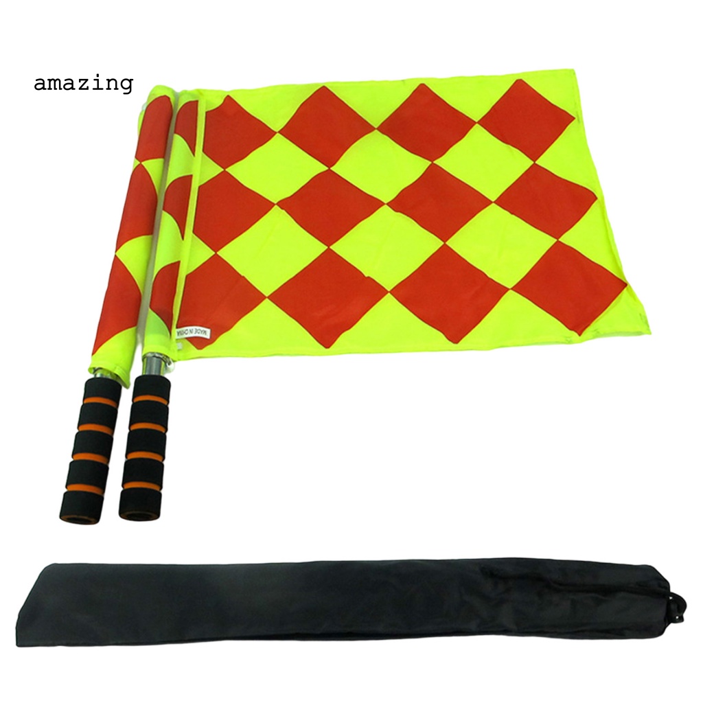 1 Cặp Cờ Sân Khấu Bóng Đá Hình Vuông Lớn Đa Năng