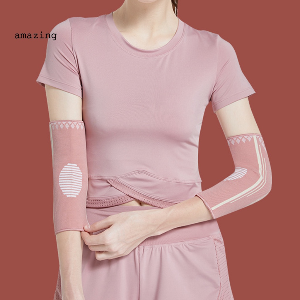 1 Cặp Băng Quấn Khuỷu Tay Co Giãn Chống Trượt Thoáng Khí Hỗ Trợ Luyện Tập Thể Thao