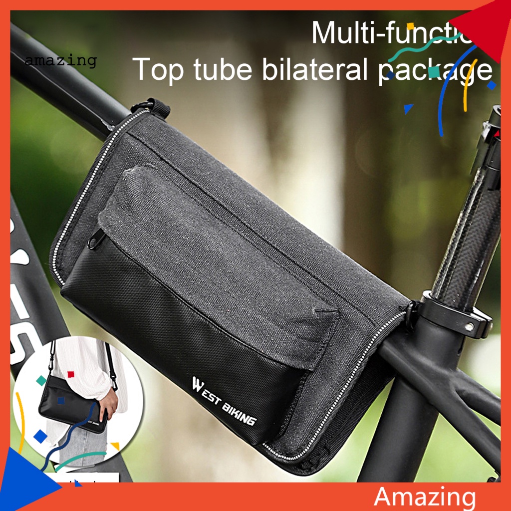 1 Bộ Túi Đựng Đồ Dùng Bằng Vải Oxford Di Động Tiện Dụng Cho Xe Đạp