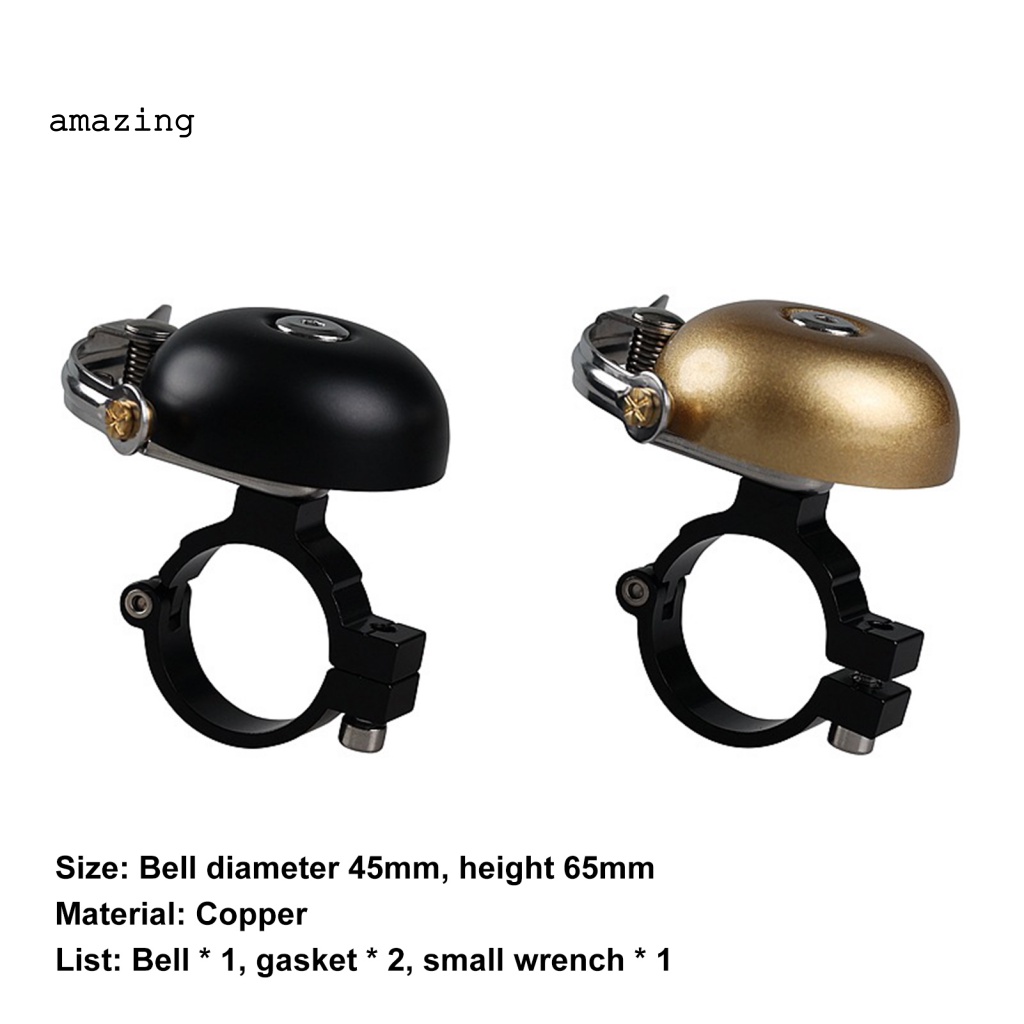 Chuông Xe Đạp Nhỏ Gọn Bằng Đồng Phong Cách Cổ Điển