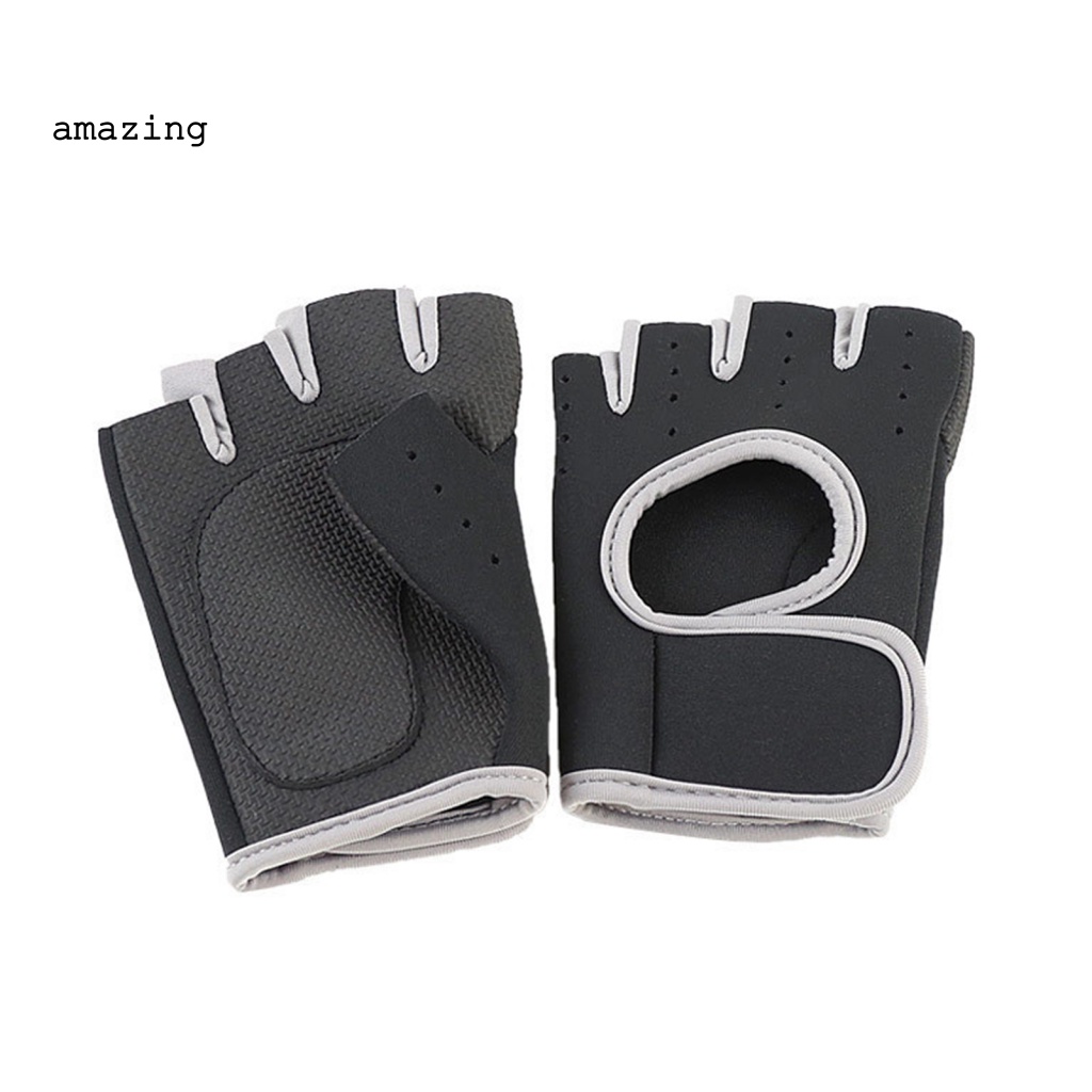 1 Đôi Găng Tay Thể Thao Nửa Ngón Chống Trượt Cho Nam Nữ