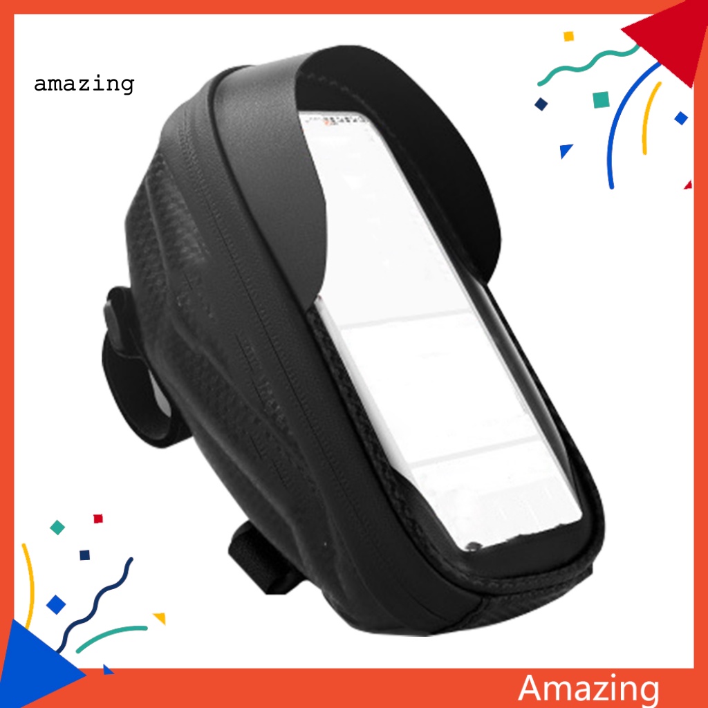 Túi Đựng Điện Thoại Vỏ Cứng Chống Thấm Nước Có Thể Chạm Màn Hình Cảm Ứng Dành Cho Xe Đạp MTB