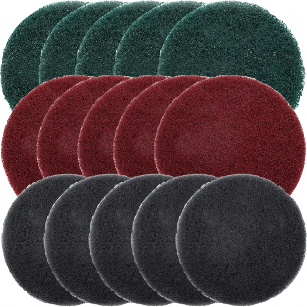 "5 Miếng Đệm Nylon Cấp Công Nghiệp Để Lau Chùi Và Đánh Bóng Nhiều Vật Liệu Khác Nhau"