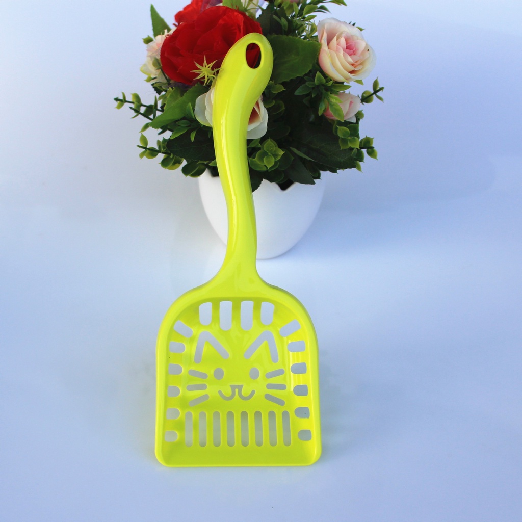Xẻng Xúc Cát Mặt Mèo Cán Cong 28x10cm XC2810 MIAOCAT