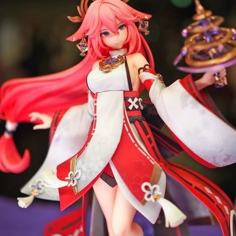 Yuanshen Genshin Yae Kamiko Mô Hình Nhân Vật Nữ Anime Làm Bằng Thủ Công