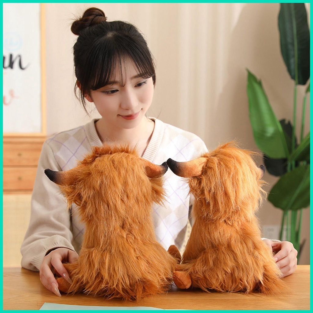 Bò Nhồi Bông Mềm Mại Sống Động Như Thật