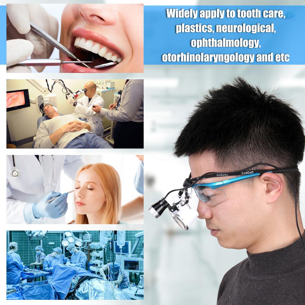 Kính Lúp Thông Minh Có Đèn LED 3.5X 420mm + Đèn Pha 3W