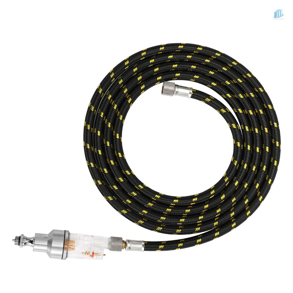 Bộ Phụ Kiện Phun Khí Bằng Nylon Bện 1.8m / 5.9ft (Với Kích Thước 1 / 8 &quot;) Và Hai Đầu Tách Nước 1 / 8&quot;