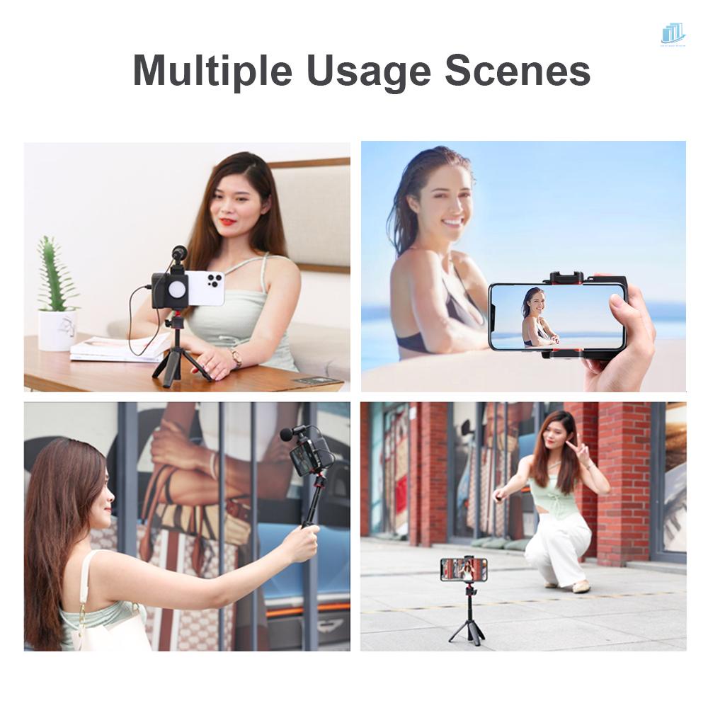 Tay Cầm Chống Rung Không Dây UURIG PH-10 Có Lỗ Vít 1 / 4 Inch Cho Điện Thoại Thông Minh