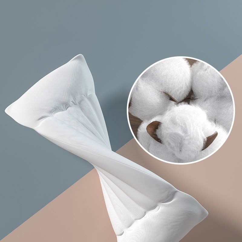 Gối cotton Nguyên Chất Thấm Hút Mồ Hôi Thoáng Khí Có Thể Tháo Rời Và Giặt Sạch Cho Bé 2-3 Tuổi