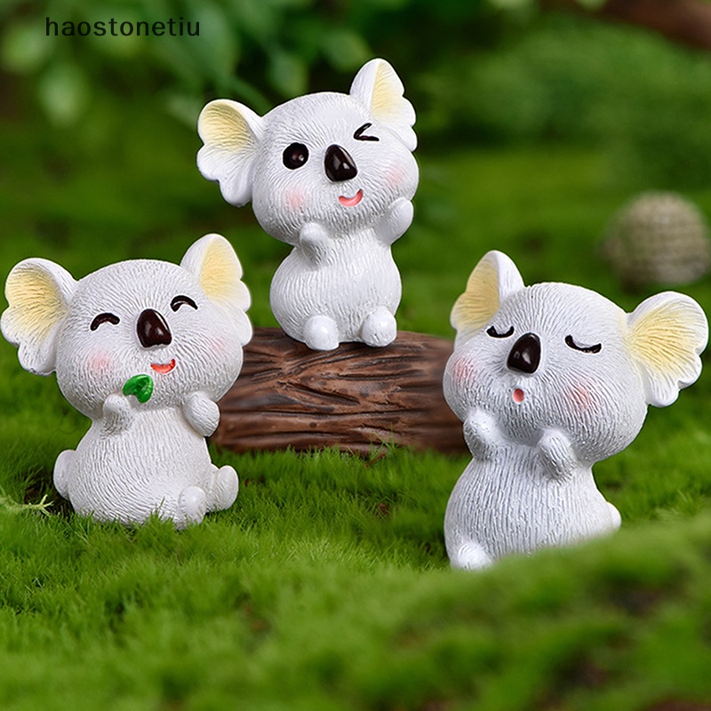 Tượng Gấu Koala Mini Trang Trí Tiểu Cảnh Sân Vườn