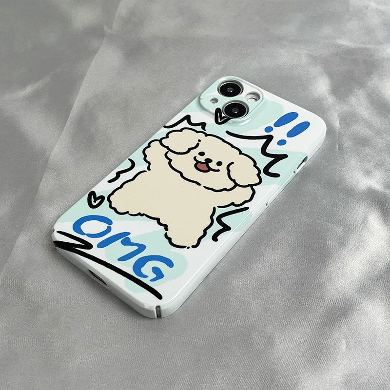 Ốp Điện Thoại Cứng Bảo Vệ Toàn Diện In Họa Tiết Chó Yzpak Dành Cho Apple Iphone 1211 13 14 Pro / 8 xs7 / xr