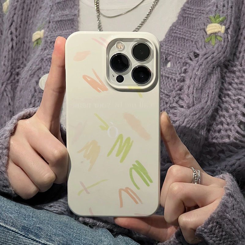 Ốp Điện Thoại Cứng In Họa Tiết Graffiti Bóng Bẩy Cho Iphone 1311 / Xr Xsmax / Promax 14 plus12 8