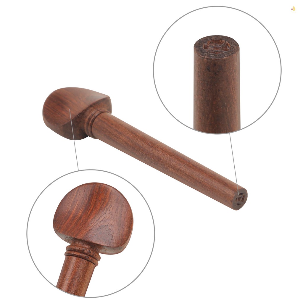 Set 12 Chốt Chốt Bằng Gỗ Gụ Oud