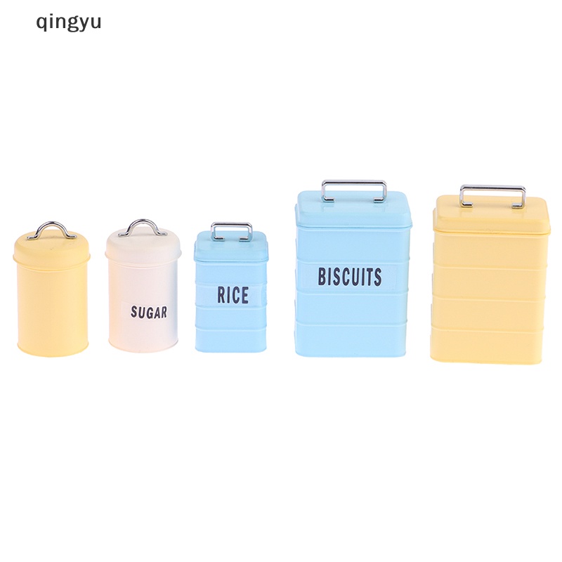 Bộ 3 Hũ Đựng Bánh Mì Tỉ Lệ 1 / 6 Trang Trí Nhà Búp Bê