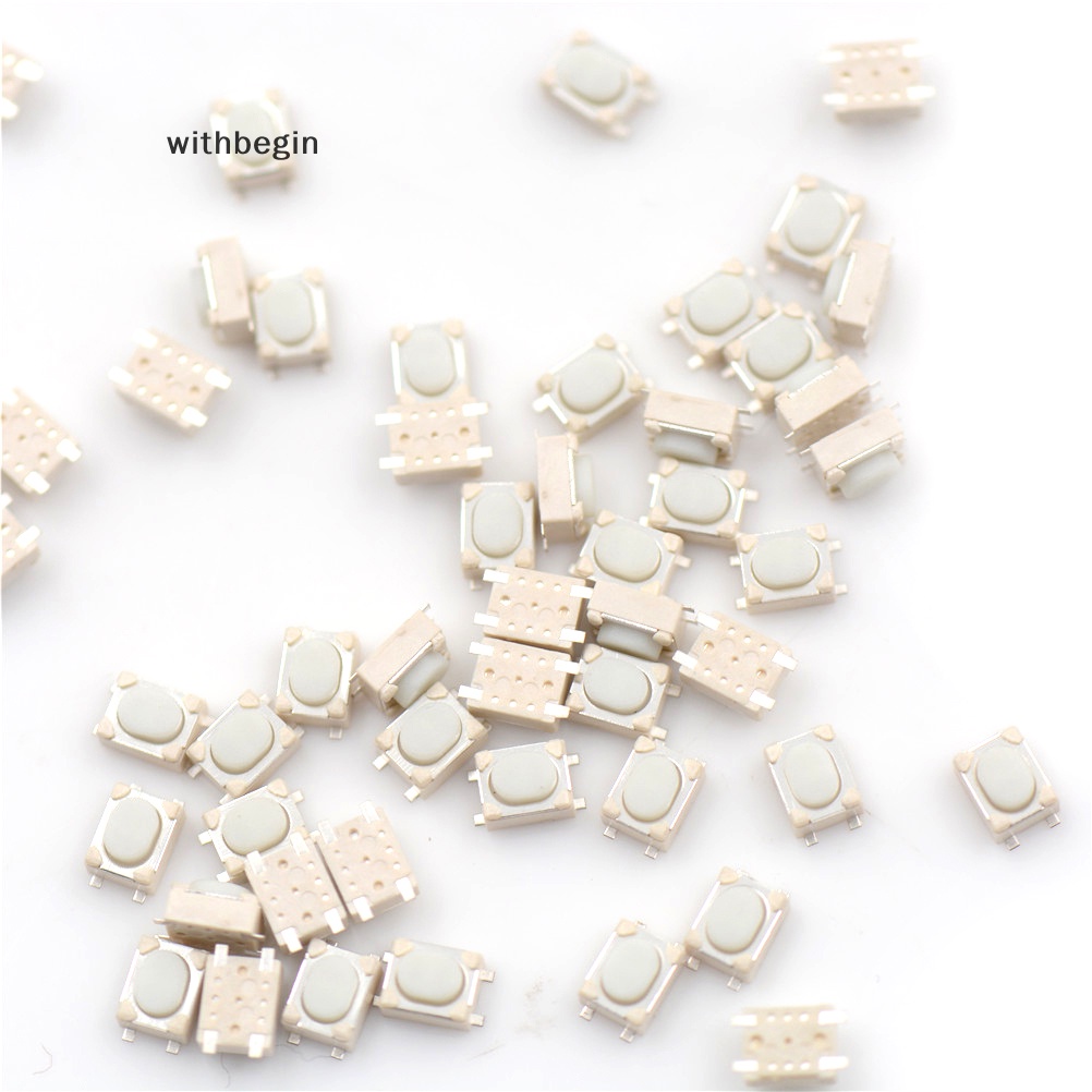 Set 50 Công Tắc Nút Nhấn 4 Chấu SMD 3 * 4 * 2.5mm Chuyên Dụng