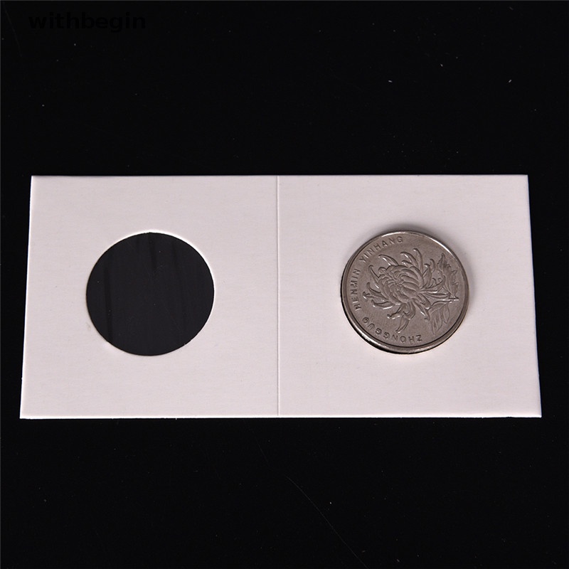 Bộ 50 Hộp Đựng Tiền Xu Màu Trắng 2x2 Mylar Độc Đáo Tiện Dụng