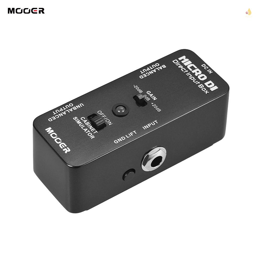Mynice MOOER MICRO DI Hộp Đầu Vào Trực Tiếp Vỏ Kim Loại