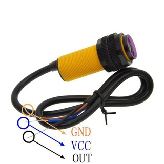 Cảm biến phát hiện vật cản dùng hồng ngoại i e18 d80nk