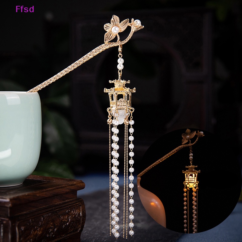 {Ffsd} Kẹp Tóc Càng Cua Họa Tiết Hoa Sen Phong Cách Cung Điện Trung Hoa Cổ Điển Tua Rua Cho Nữ * Bán Chạy