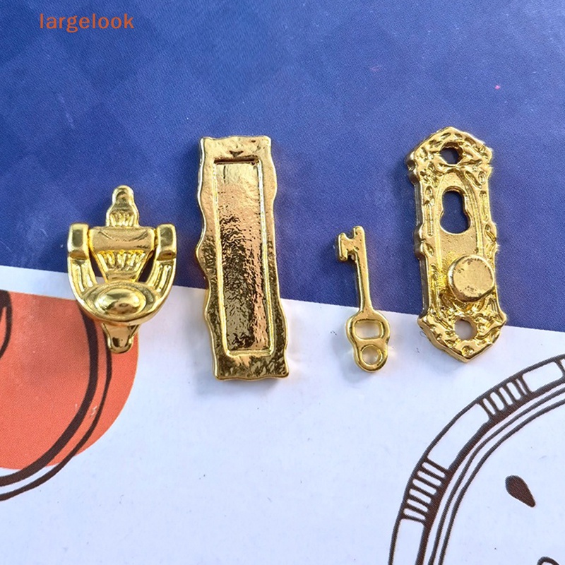 Ổ Khóa Cửa Mini Bằng Kim Loại Dùng Trang Trí Nhà Búp Bê