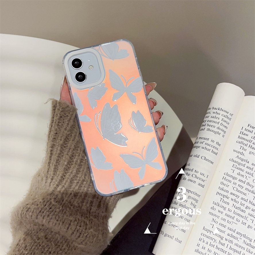 Ốp Điện Thoại Mềm Chống Sốc Màu Gradient Cho IPhone 14 13 12 11 Pro Max SE2020 X XR Xs Max 7 8 Plus