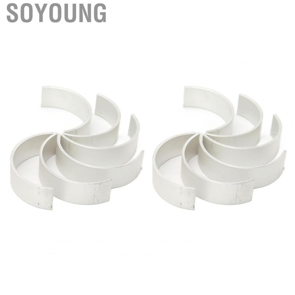 Soyoung 12Pcs Connecting Rod Bearing Set Aluminum Alloy 77967600 for N54B30 N55B30 N52B25 6 Cylinder Engines