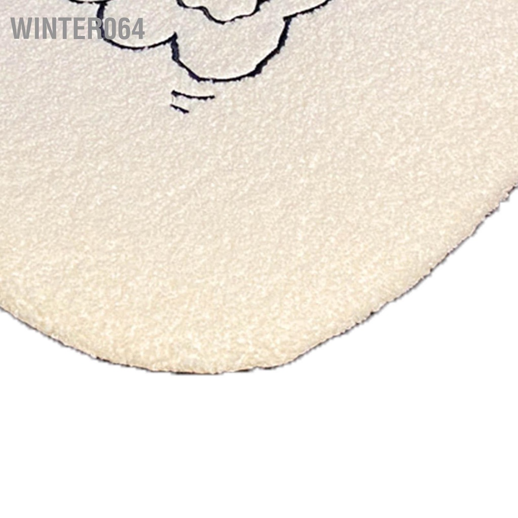 Winter064 Đệm Lót Ghế Ô Tô Phong Cách Đáng Yêu Lông Cừu Đường Khâu Chính Xác Chống Trơn Trượt Dễ Thương Cho Xe Hàng Trước