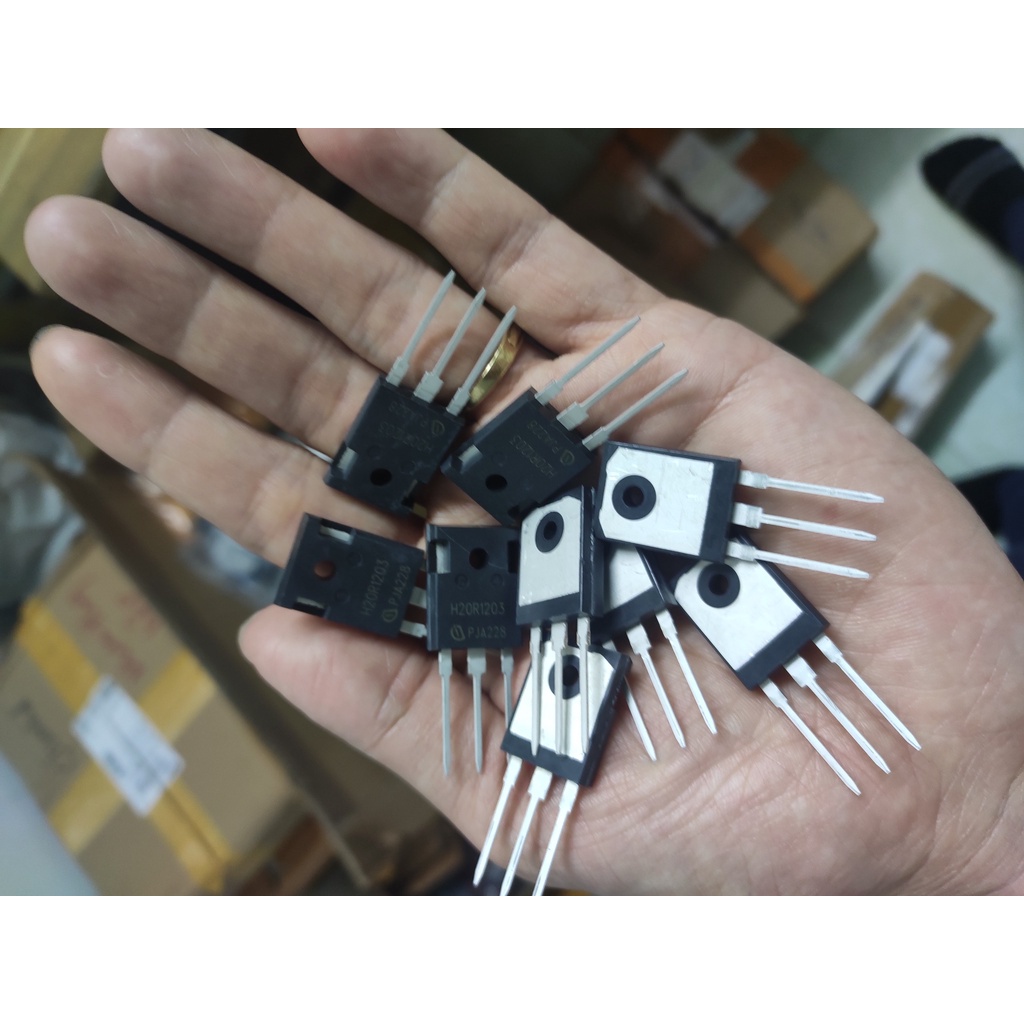 H20R1203_10 CHIẾC_MỚI ĐÉT IGBT H20R1203  20A 1200V SÒ BẾP TỪ LOẠI KHỦNG