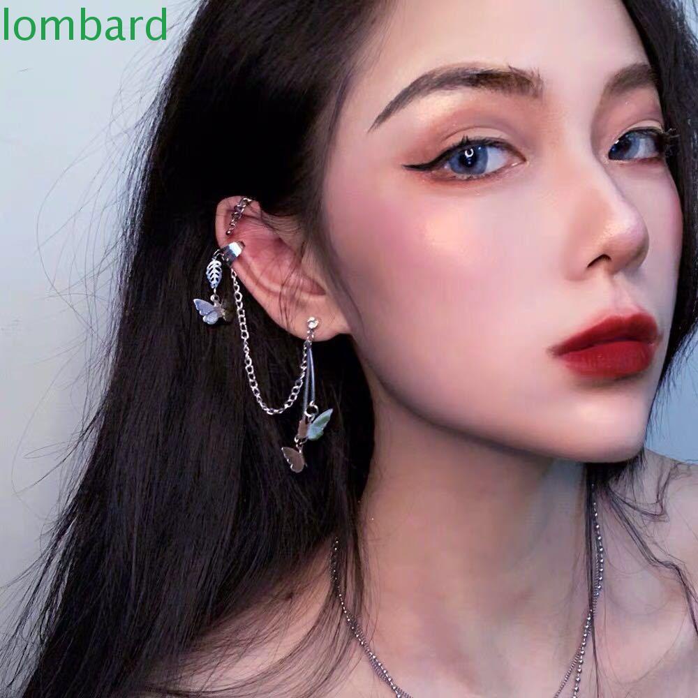 Bông Tai Chuỗi Dài Phong Cách Hip Hop Punk Thời Trang Cho Nữ|Khuyên Tai Dạng Hạt Nhiều Màu Sắc