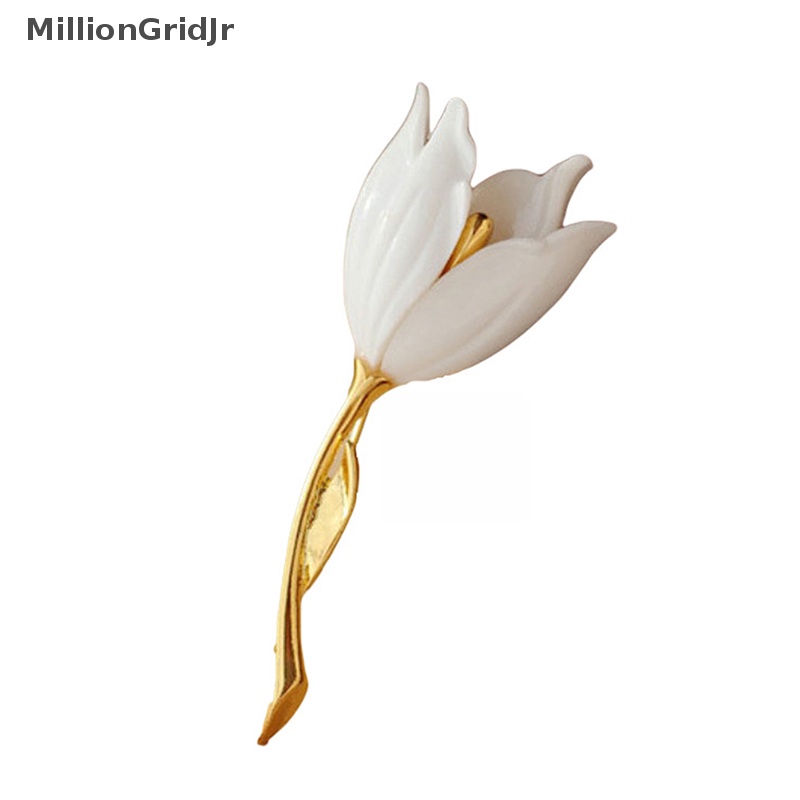 Ghim Cài Áo Hình Hoa Tulip Tráng Men Thanh Lịch JR