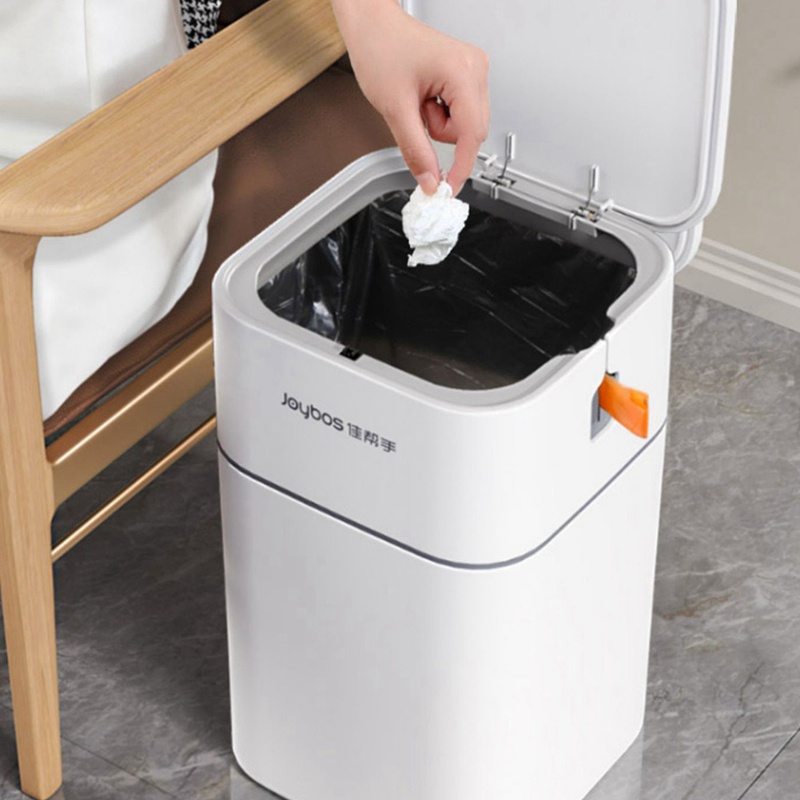 Thùng rác cảm ứng Joybos 1 chiếc cho thùng rác cảm biến chuyển động phòng ngủ Thùng rác 3,5 Gallon