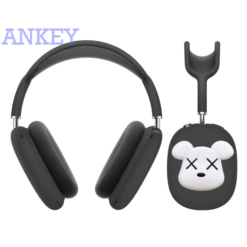 For Apple AirPods Max Case Protective Cute Cartoon Cover Bluetooth Earphone Shell Accessories TWS Headphone Portable