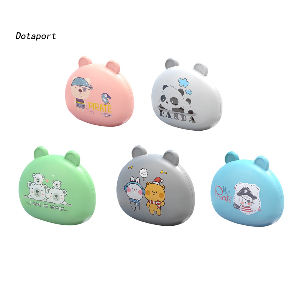 Tai Nghe Nhét Tai KDDT- Giắc Cắm 3.5mm Âm Thanh HiFi Có Hộp Đựng Họa Tiết Hoạt Hình Cho Điện Thoại Thông Minh