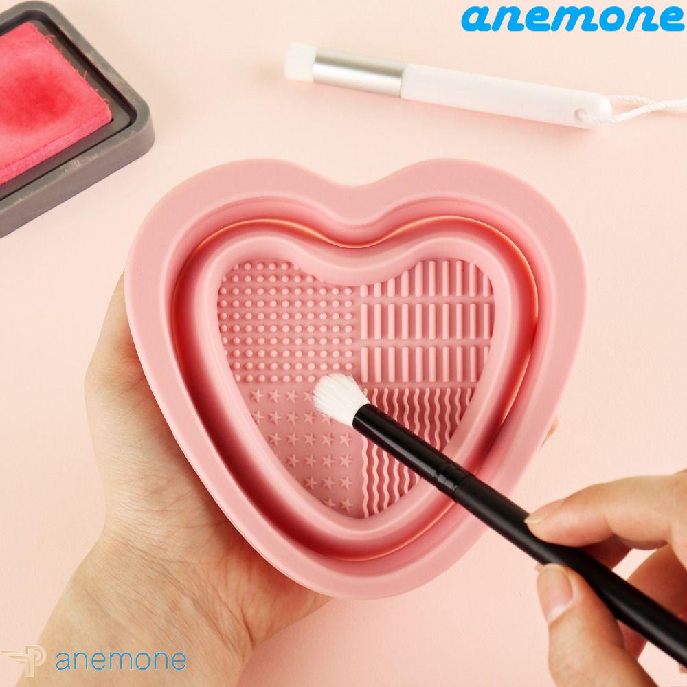 Cọ Trang Điểm Bằng Silicon Mềm Nhiều Màu Sắc Có Thể Gập Lại Tiện Dụng