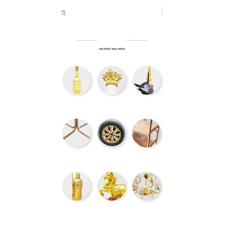 Sơn Xịt Mạ Vàng Ô Tô, Xe Máy - Dát Vàng Nội Thất Sang Trọng - Đổi Màu Đồ Trang Trí - Đủ Màu, Xóa Vết Xước Xe