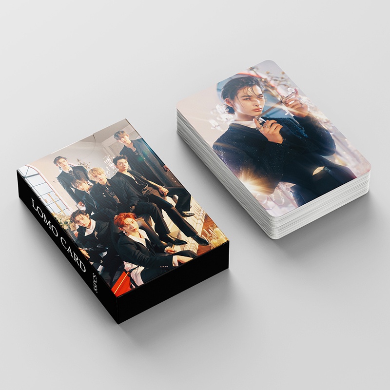 ENHYPEN LOMO Card Set 55 Tấm Thẻ Ảnh DARK BLOOD Hình Nhóm Nhạc